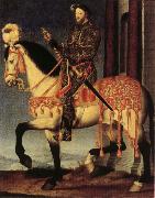 Francois Clouet Portrait of Francis I on Horseback USA oil painting artist